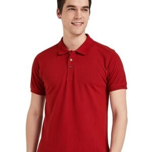 Symbol Men's Cotton Rich Solid Polo Tshirt | Collar Tshirts | Half Sleeves | Plain-Regular Fit